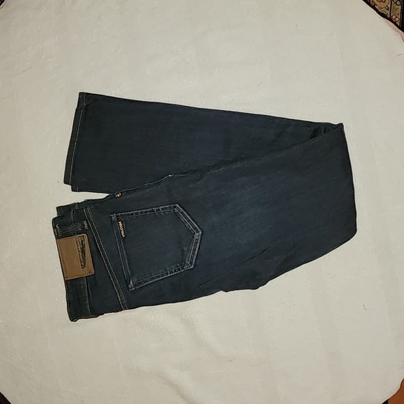 Volcom Vorta Slim Straight Fit Dark Blue Jeans - Picture 3 of 4